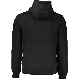 Black Cotton Sweatshirt