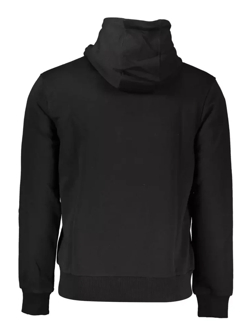 Black Cotton Sweatshirt