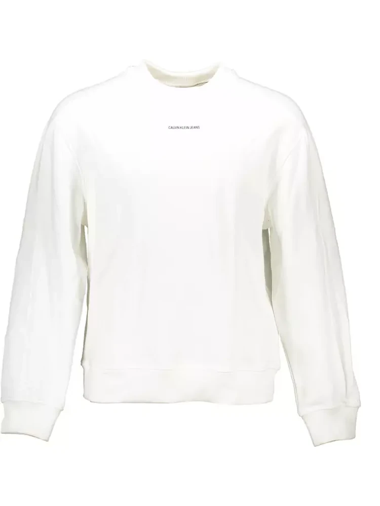 White Cotton Sweatshirt