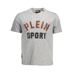 Gray Cotton T-Shirt