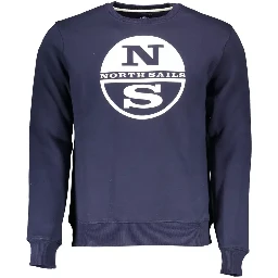Blue Cotton Sweatshirt