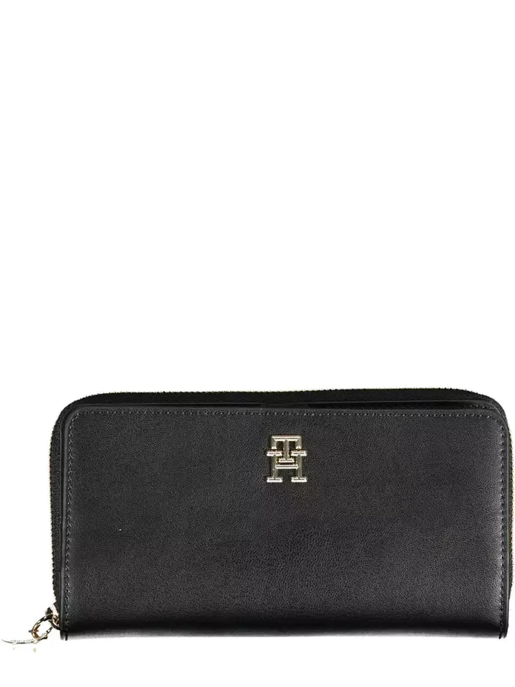 logo-plaque zip-around wallet