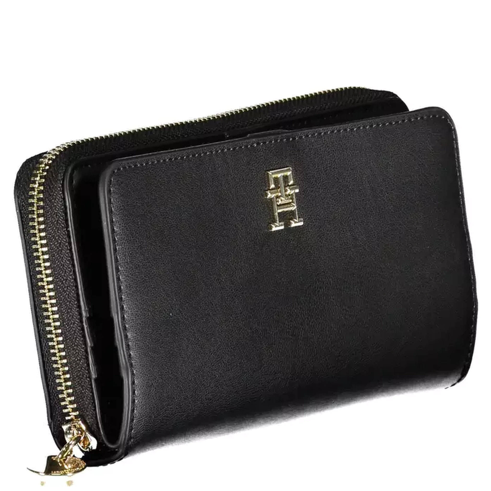 logo-plaque zip-around wallet