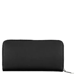 Chic Polyethylene Rfid Secure Wallet In Black