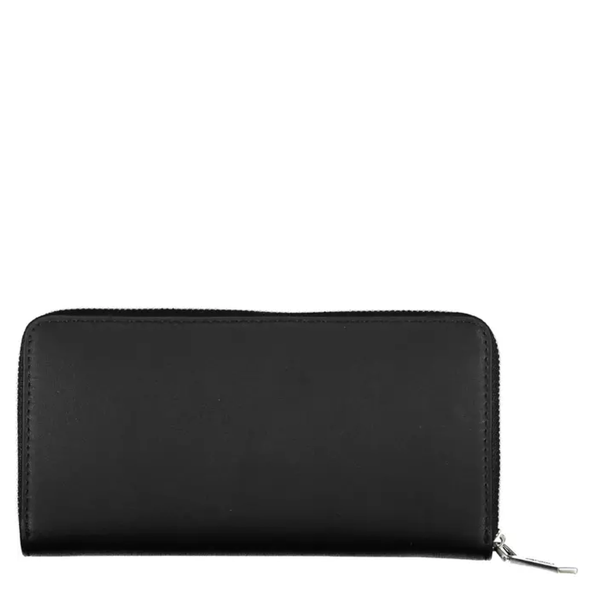 Chic Polyethylene Rfid Secure Wallet In Black