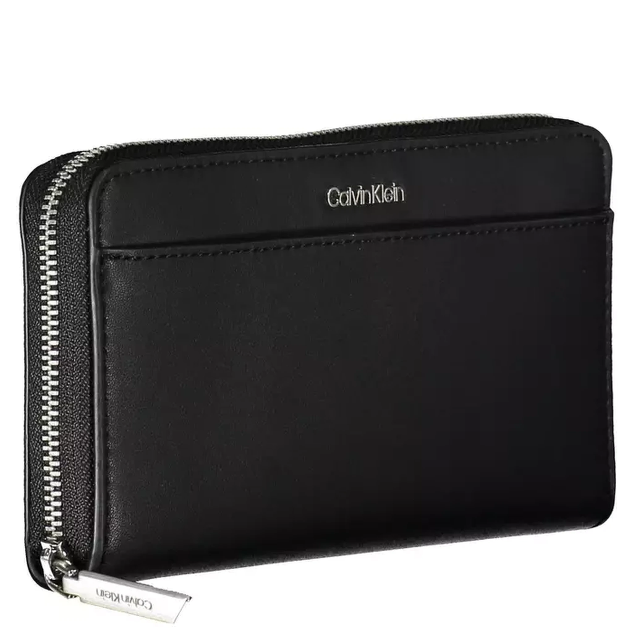 Chic Polyethylene Rfid Secure Wallet In Black