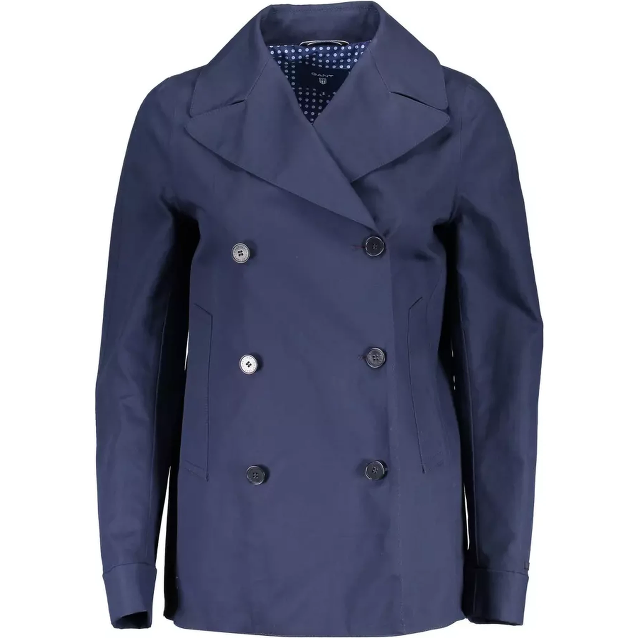 Blue Cotton Jackets & Coat