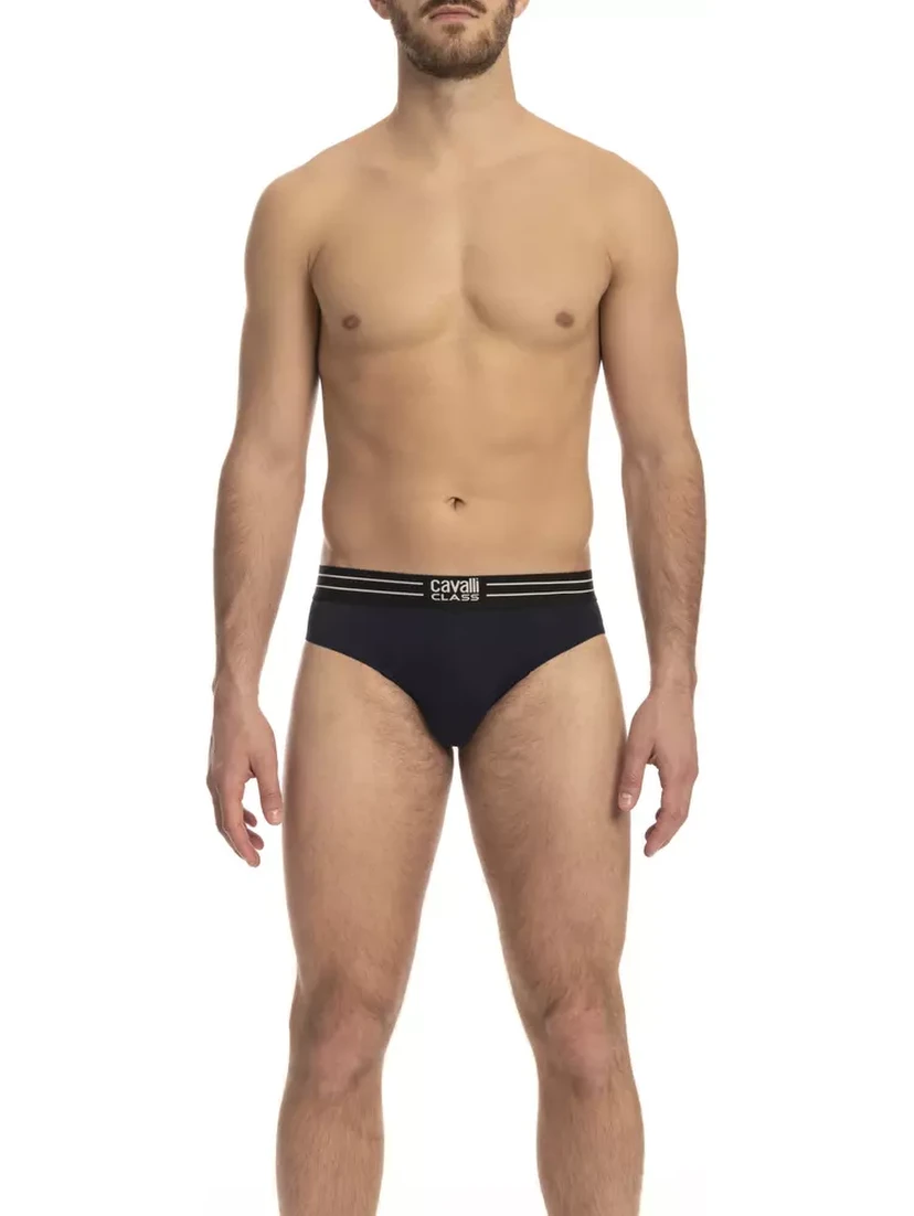 Blue Cotton Boxer