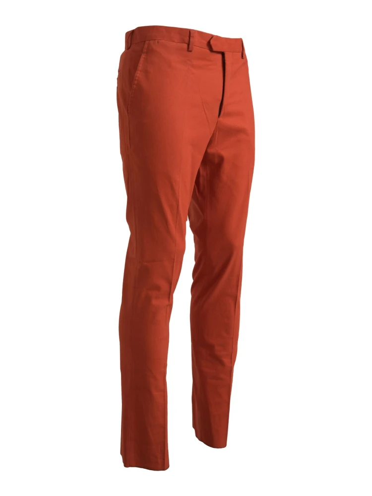 Orange Straight Fit Men Formal Trousers Pants alternative