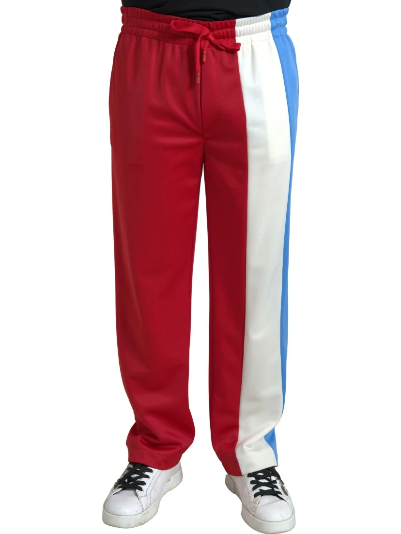 Multicolor Polyester Men Sweatpants Pants