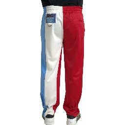 Multicolor Polyester Men Sweatpants Pants
