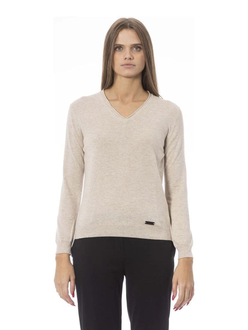 Beige Polyamide Sweater