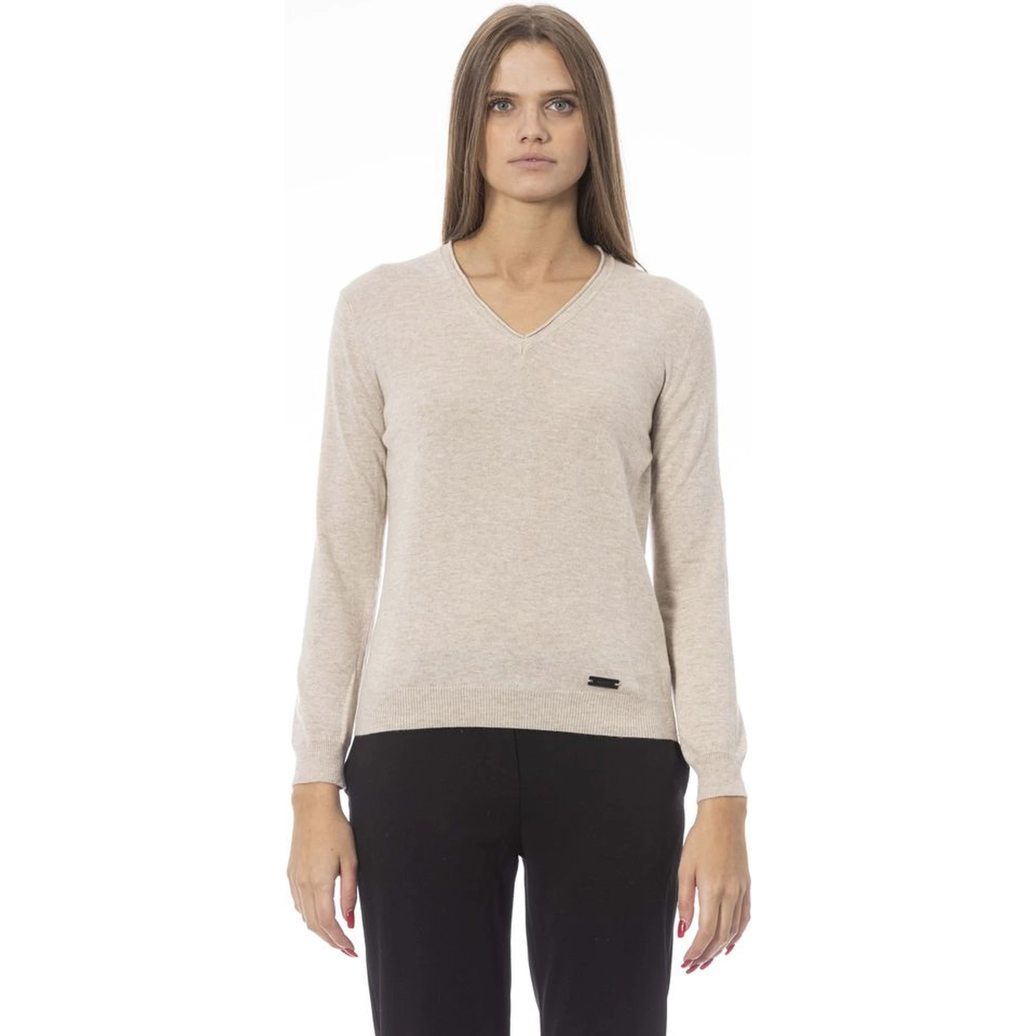Beige Polyamide Sweater