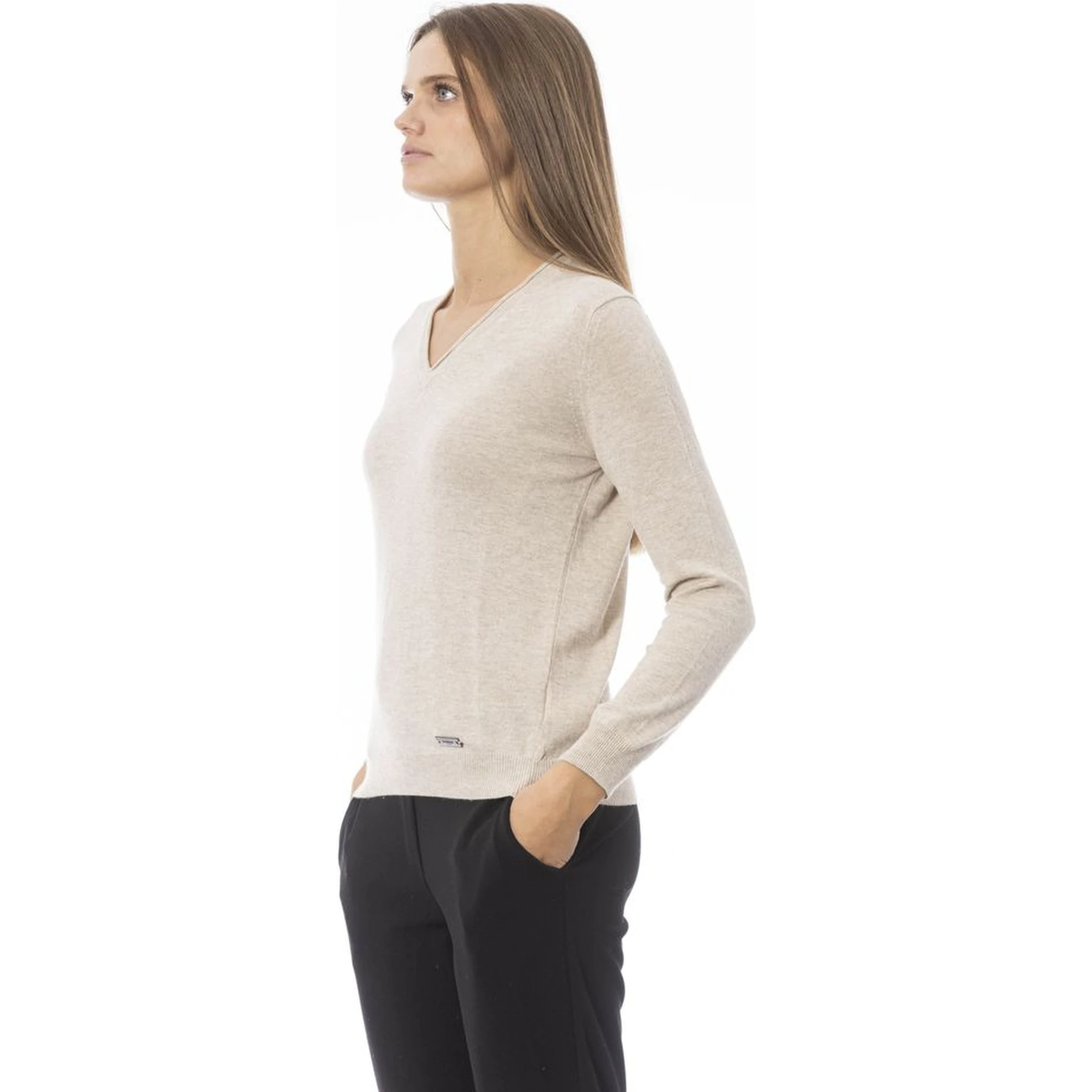 Beige Polyamide Sweater