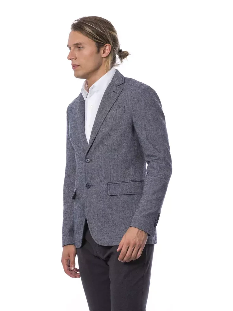 Blue Polyester Blazer alternative
