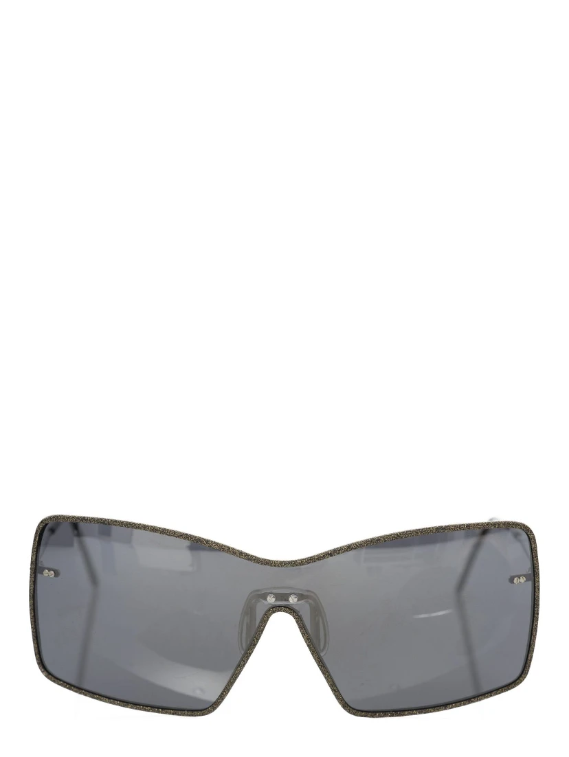 Black Metallic Fibre Sunglass