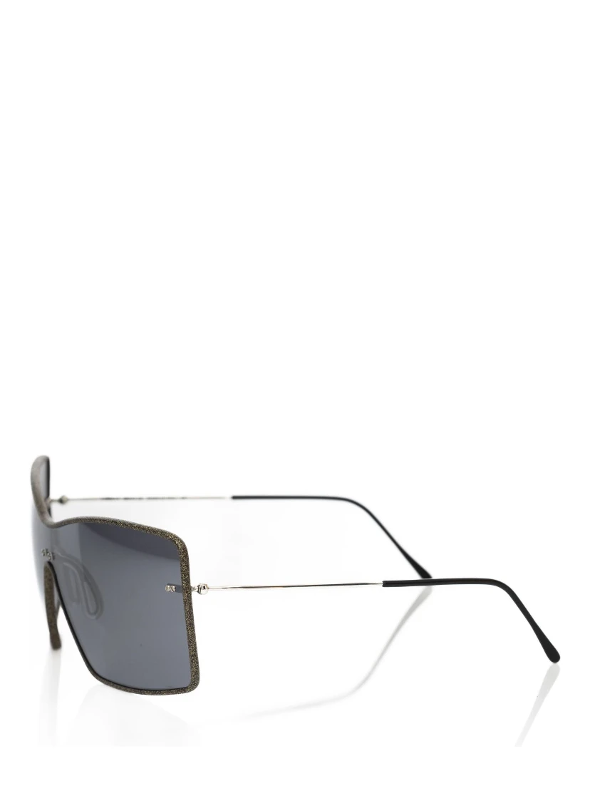 Black Metallic Fibre Sunglass
