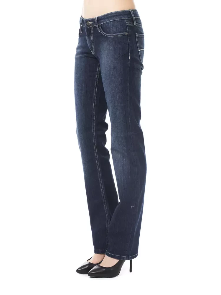 Blue Cotton Jeans Denim alternative
