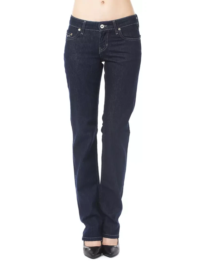 Blue Cotton Jeans Denim