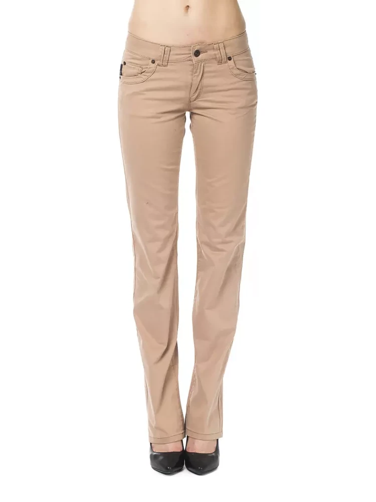Beige Cotton Pant
