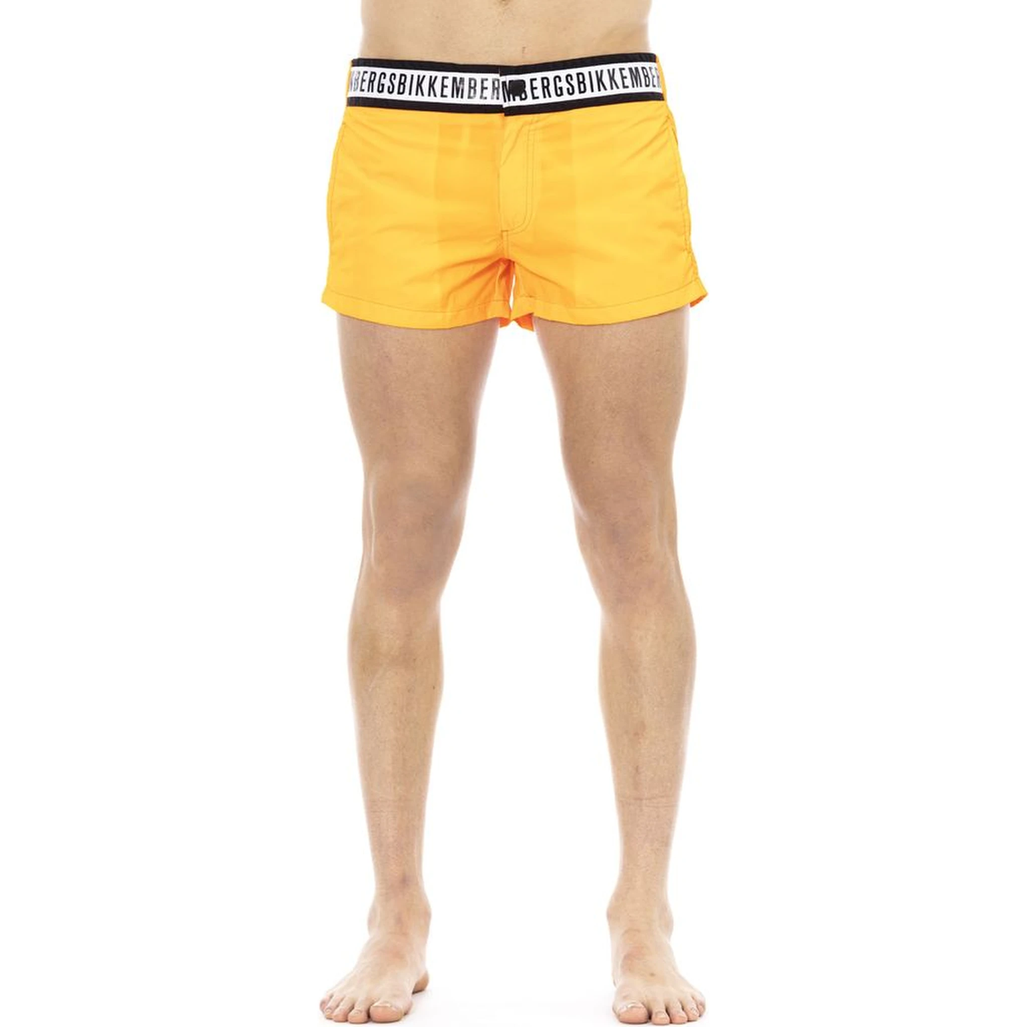 Orange Polyamide Swimwear