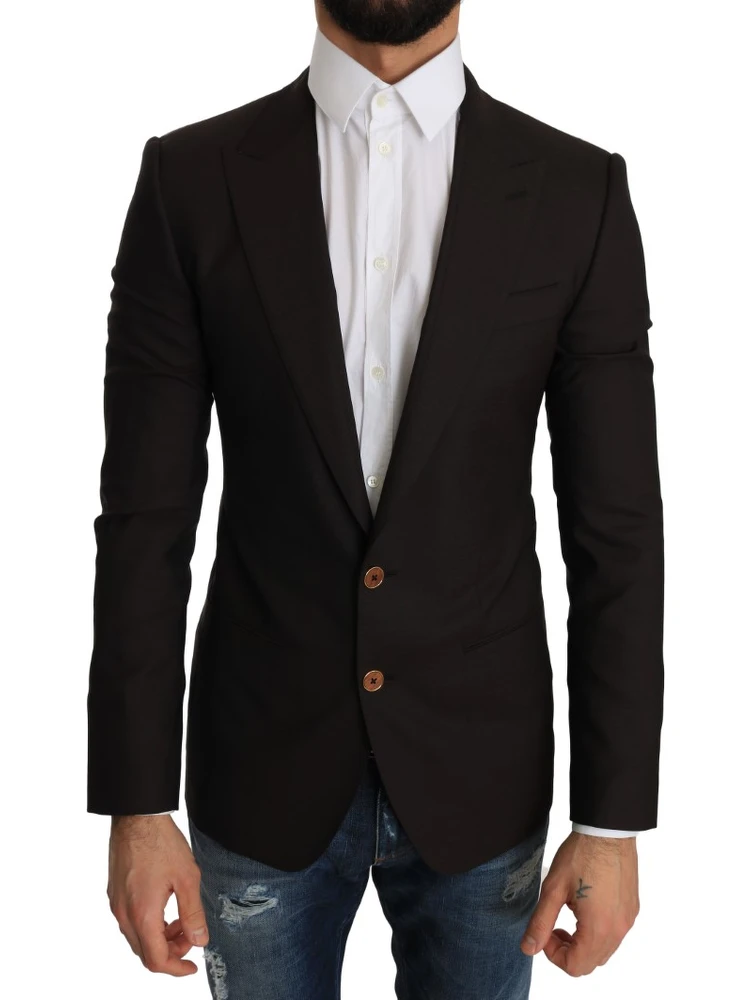 Brown Wool SICILIA Jacket Coat Blazer