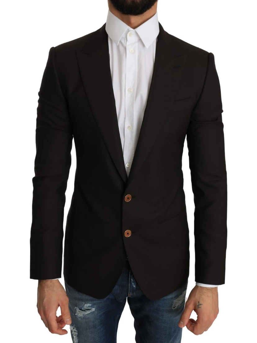Brown Wool SICILIA Jacket Coat Blazer