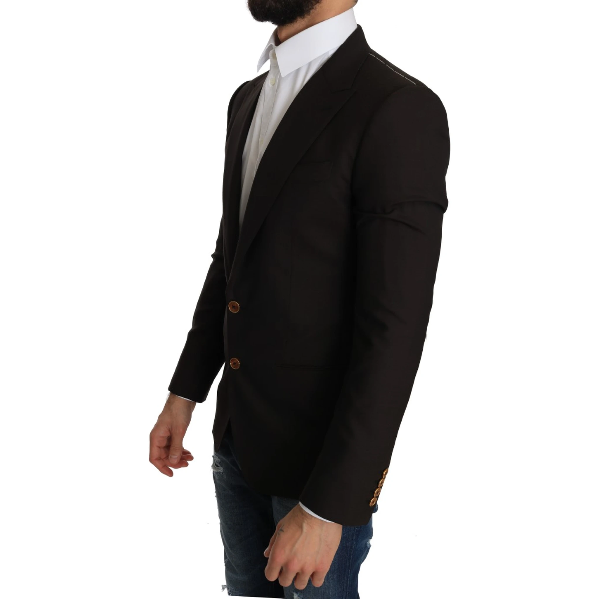 Brown Wool SICILIA Jacket Coat Blazer