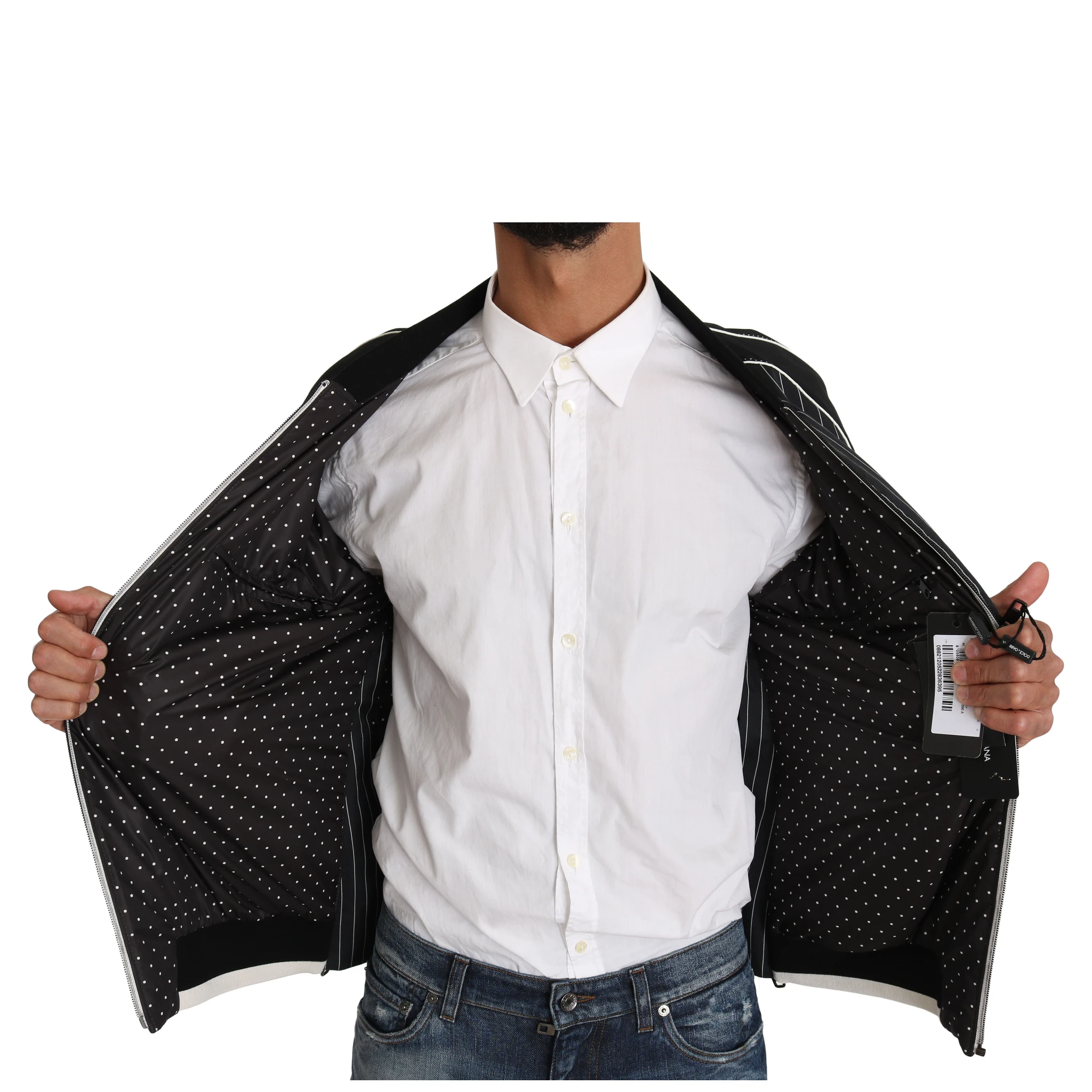 Black DD58 SG62 Sequined Beaded Jacket