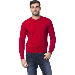 Red Merino Wool Sweater