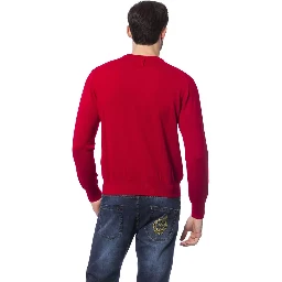 Red Merino Wool Sweater