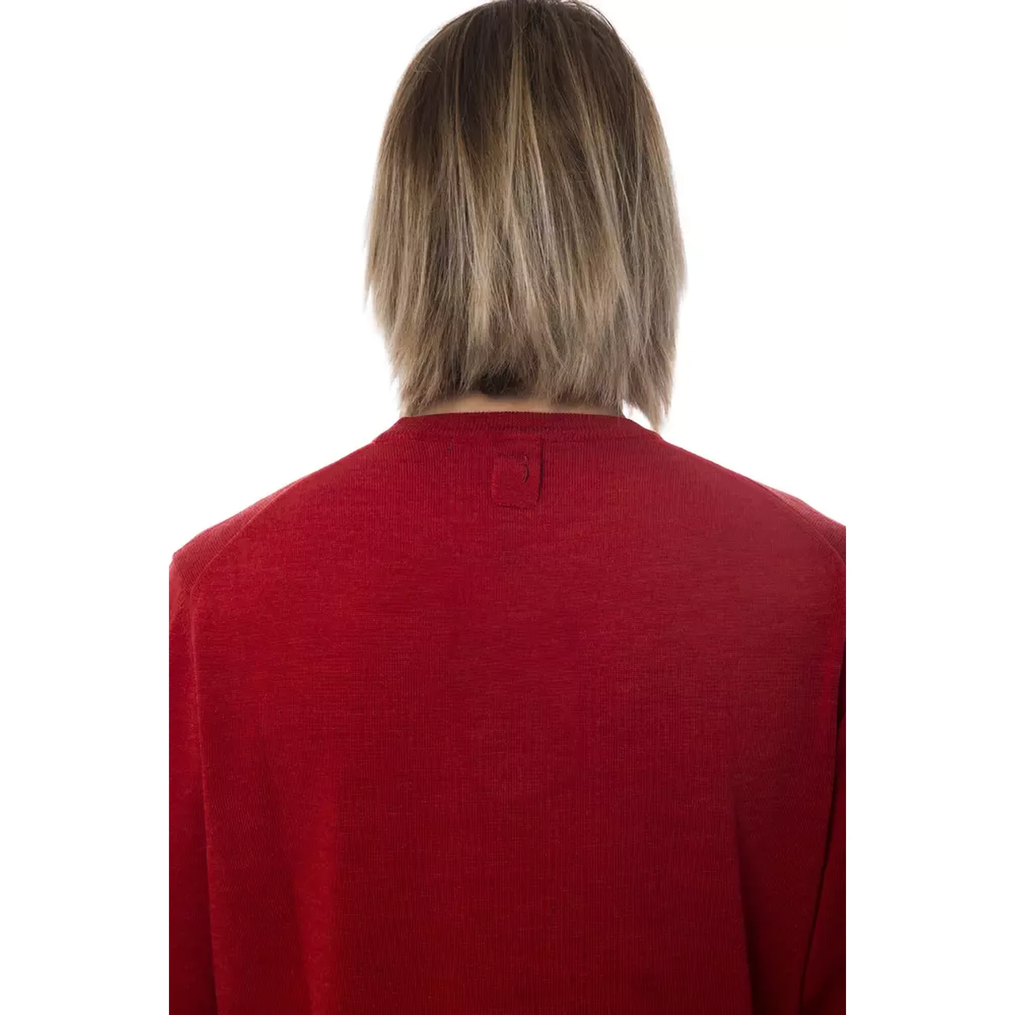 Red Merino Wool Sweater