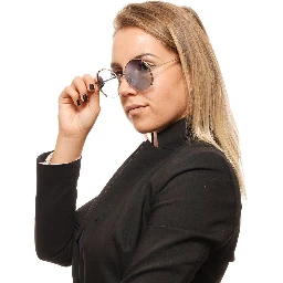 نظارات شمسية معدنية ذهبية