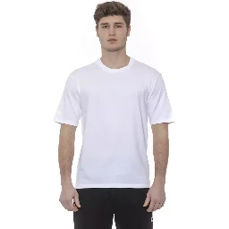تي شيرت قطني أبيض