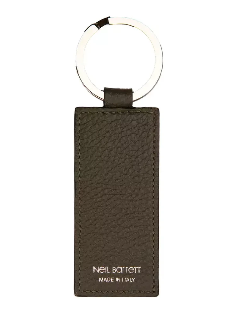 Green Leather Keychain alternative