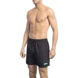 Black Polyester Swimwear