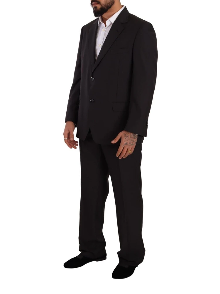 Gray Polyester Single Breasted Formal Suit alternative