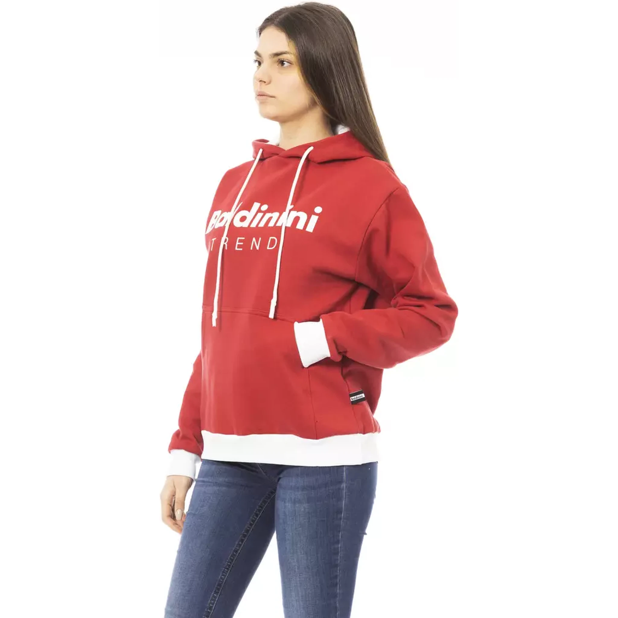 Red Cotton Sweatshirt