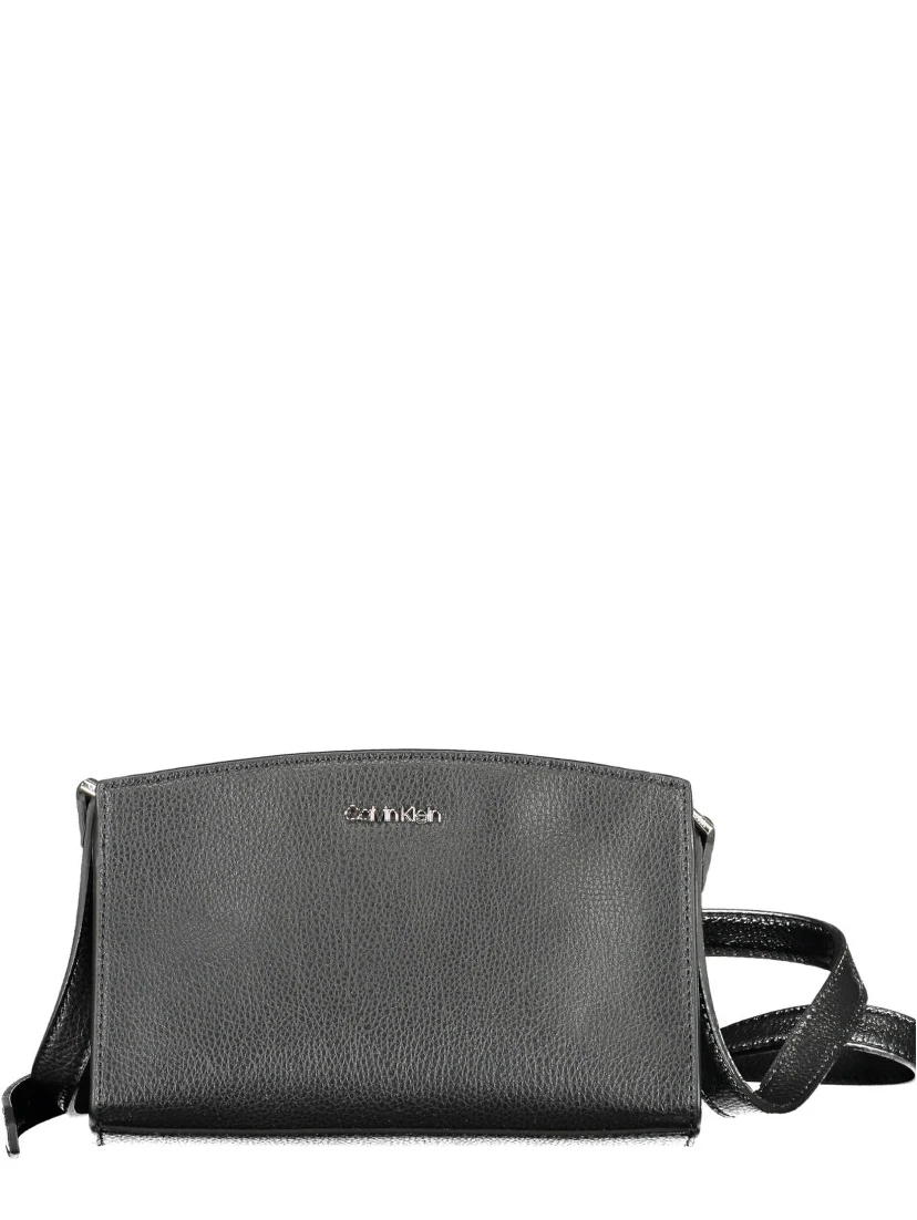 Black polyester women's handbag