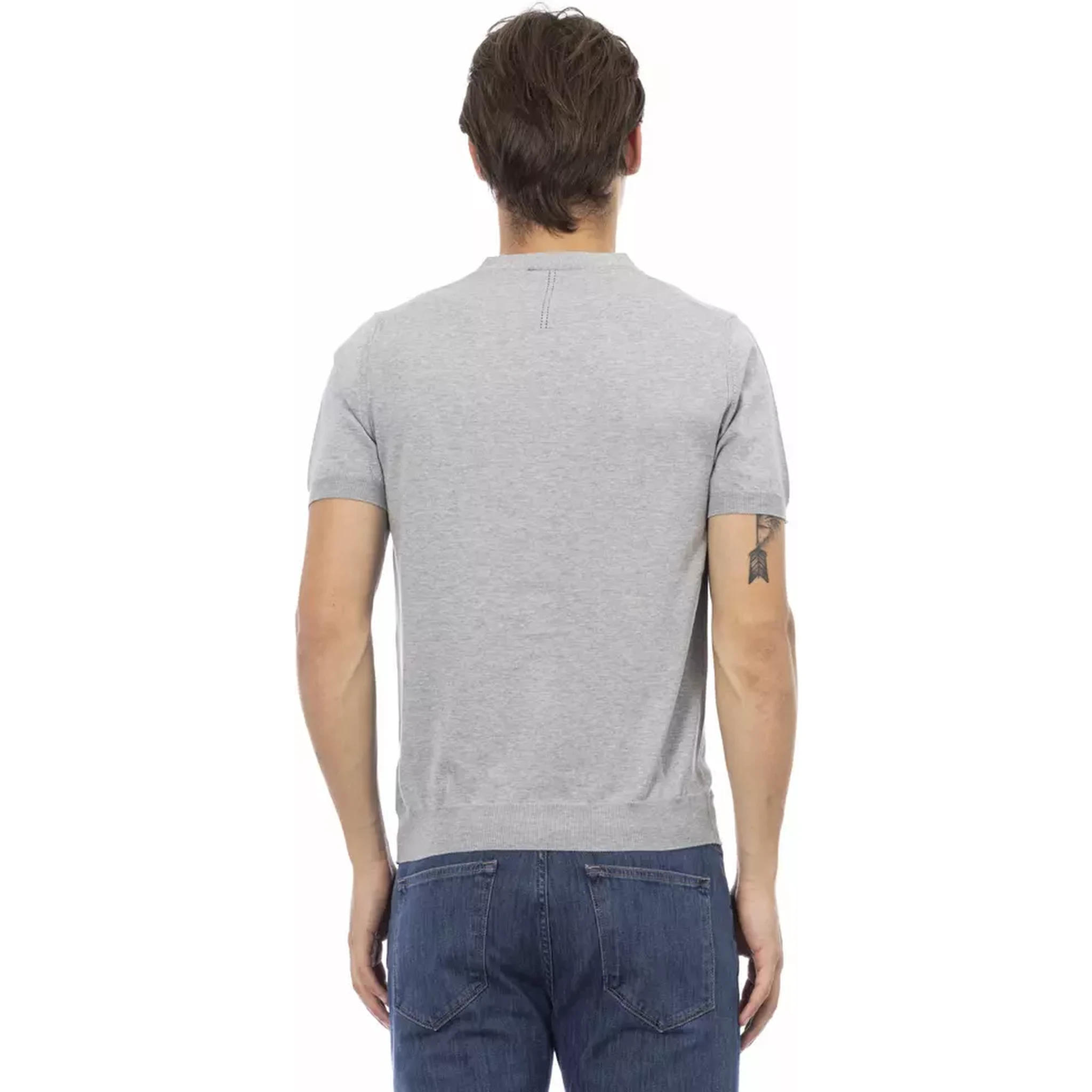 Gray Cotton Sweater