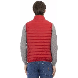 Red Polyester Jackets & Coat