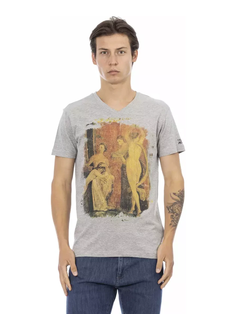 Gray Cotton T-Shirt
