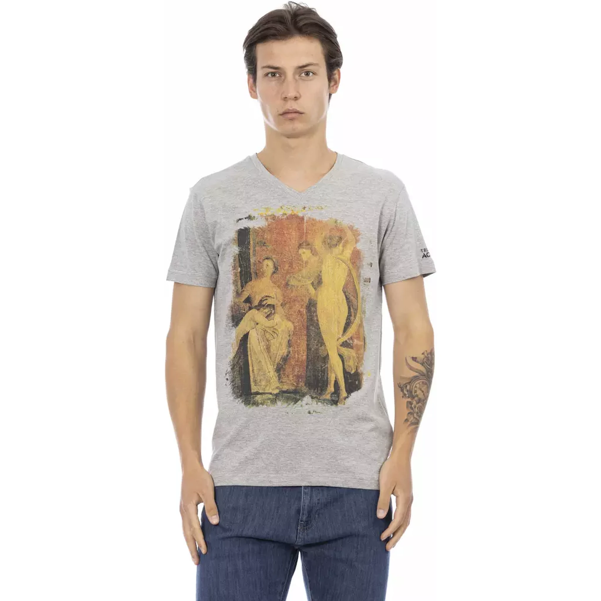 Gray Cotton T-Shirt