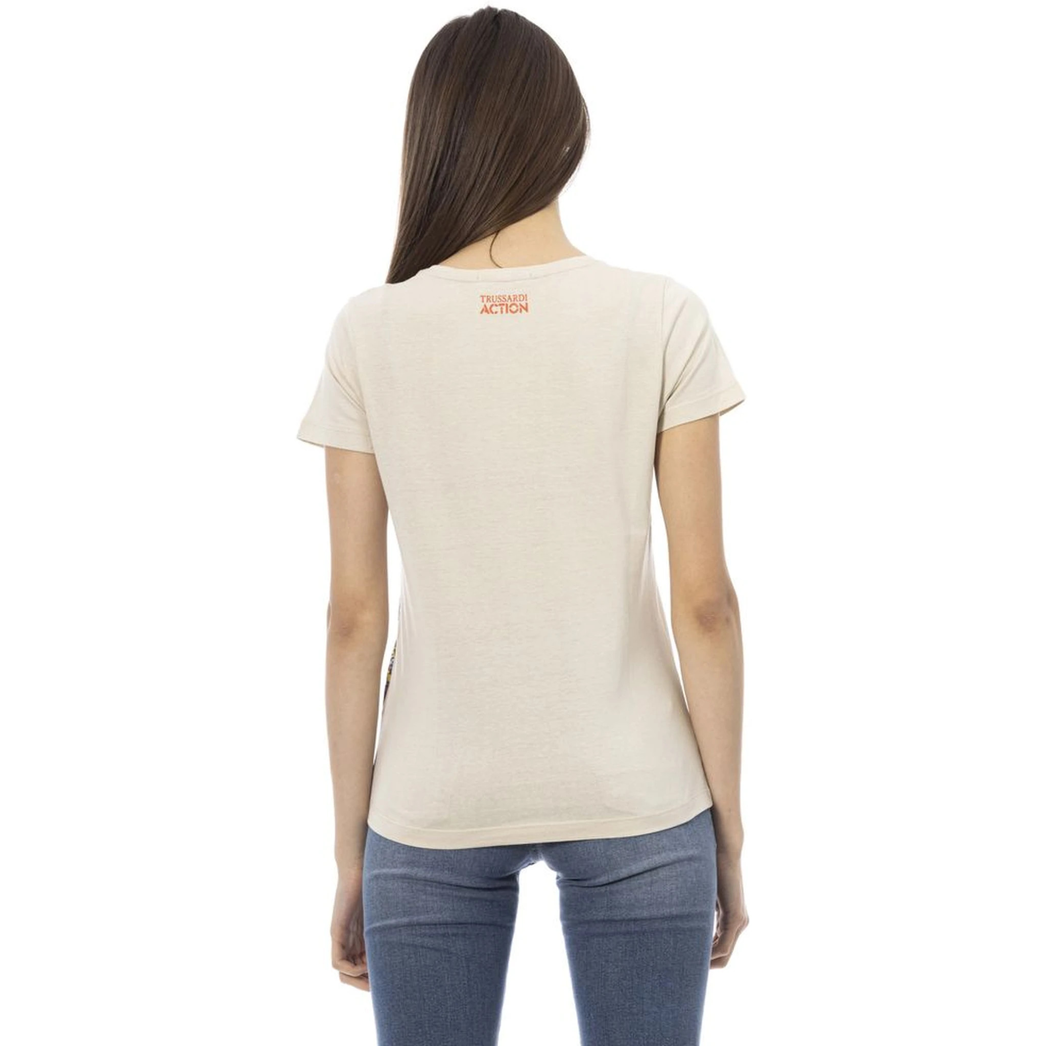 Beige Cotton T-Shirt