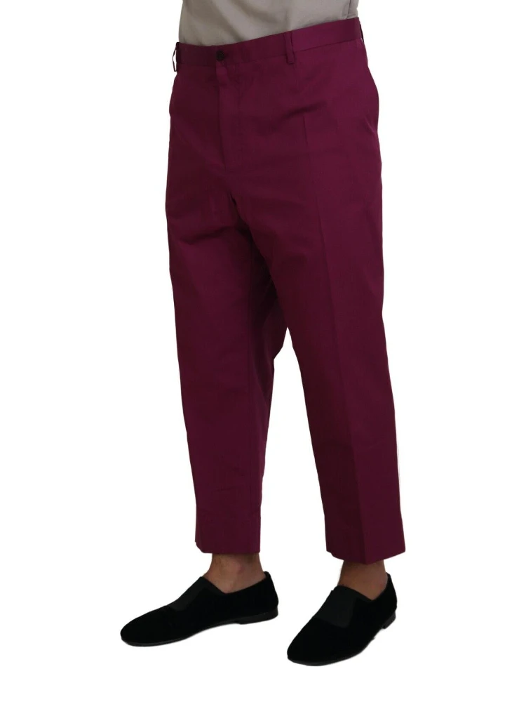 Magenta Cotton DG Logo Pocket Trouser Pants alternative