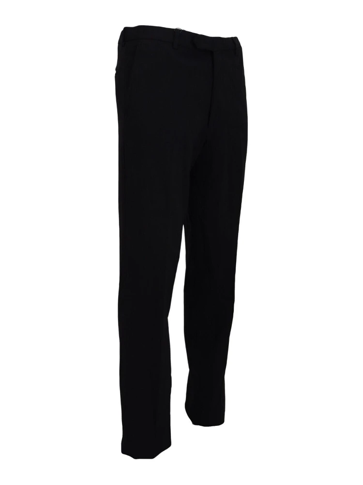 Black Straight Fit Men Formal Trousers Pants alternative