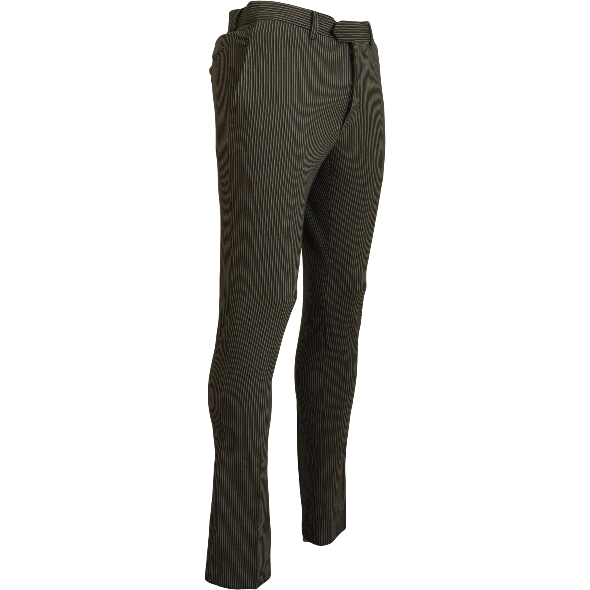 Multicolor Striped Pure Cotton Men Pants