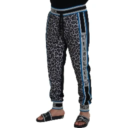 Multicolor DG King Leopard Print Jogger Pants
