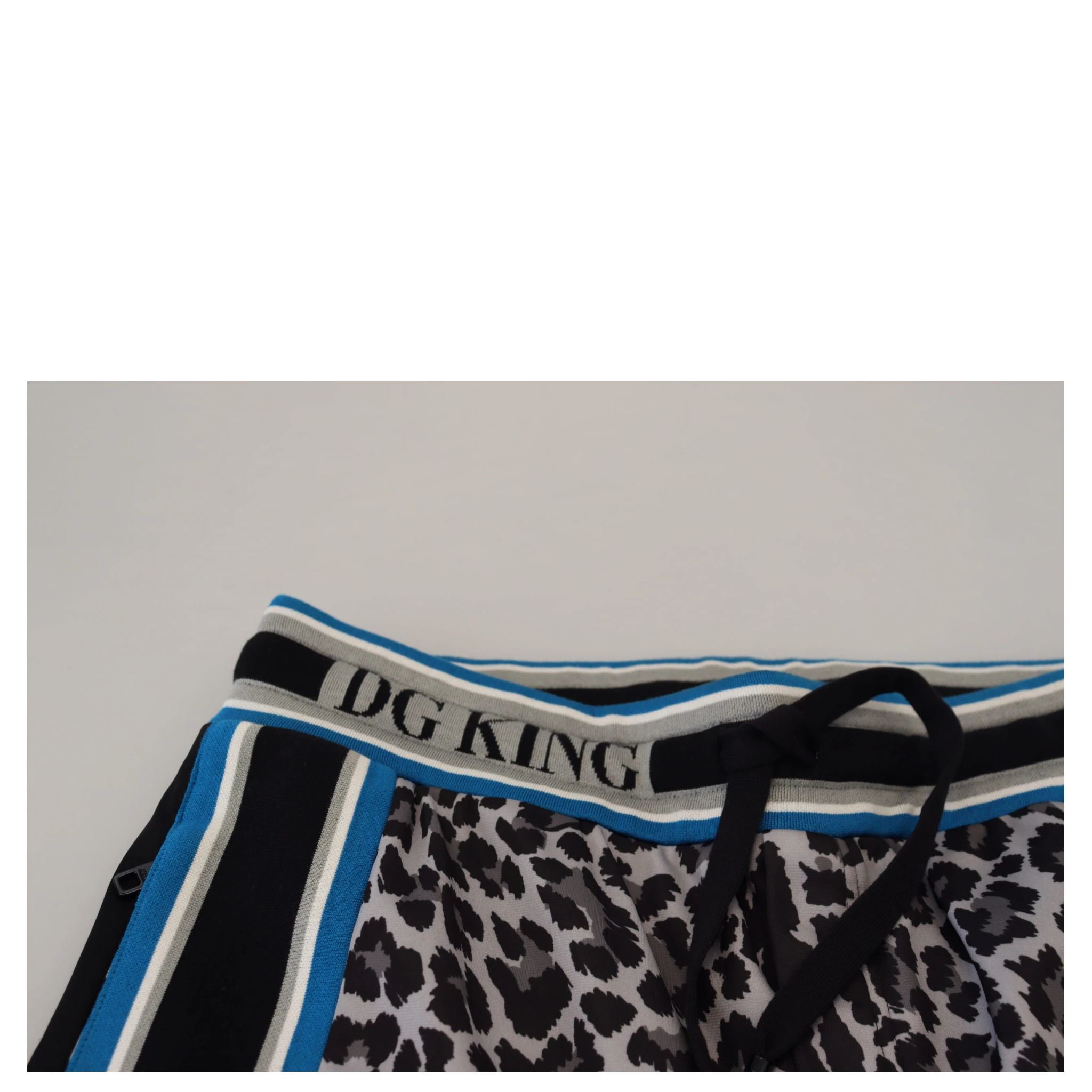 Multicolor DG King Leopard Print Jogger Pants