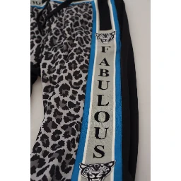 Multicolor DG King Leopard Print Jogger Pants